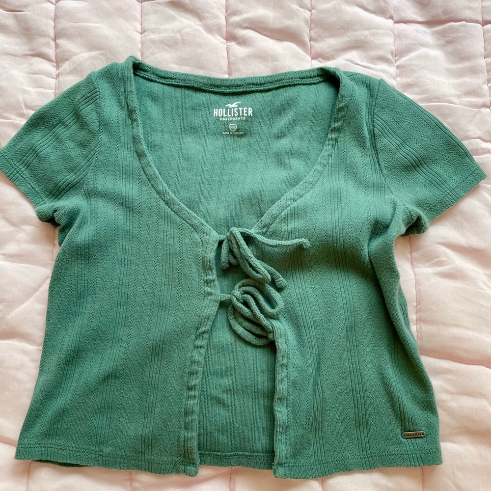 Hollister double tie top